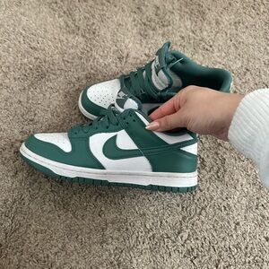 Nike Green and White Women's Sneakers